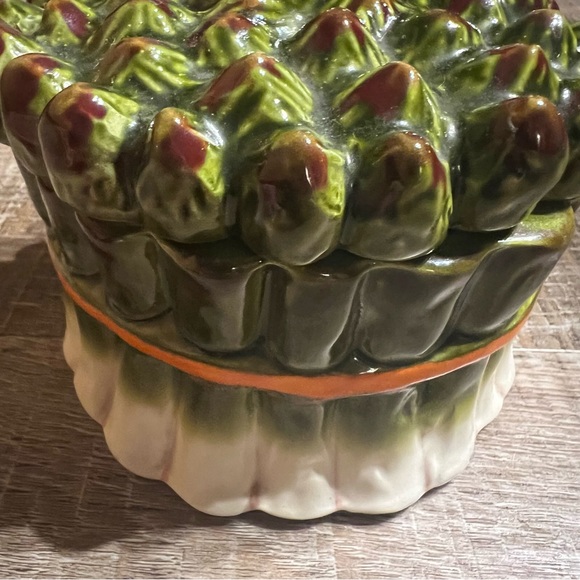 Mancer Made In Italy Asparagus Soup Decanter, No ladle/spoon, Rare Ceramic - Picture 6 of 8